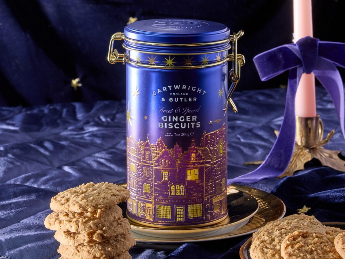 C&B Night Before Christmas Stem Ginger Biscuits in Tin 200g