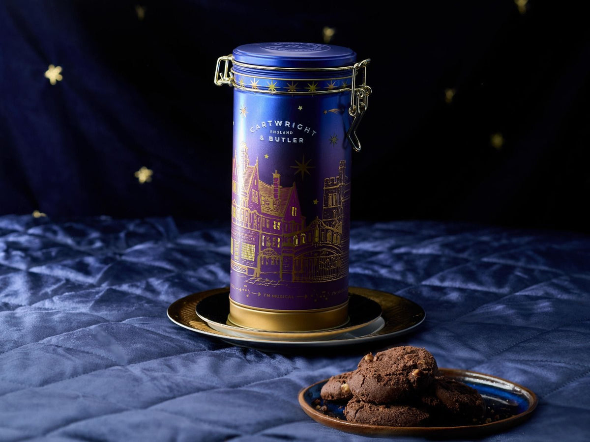C&B Night Before Christmas Triple Choc Biscuits Musical Tin 200g