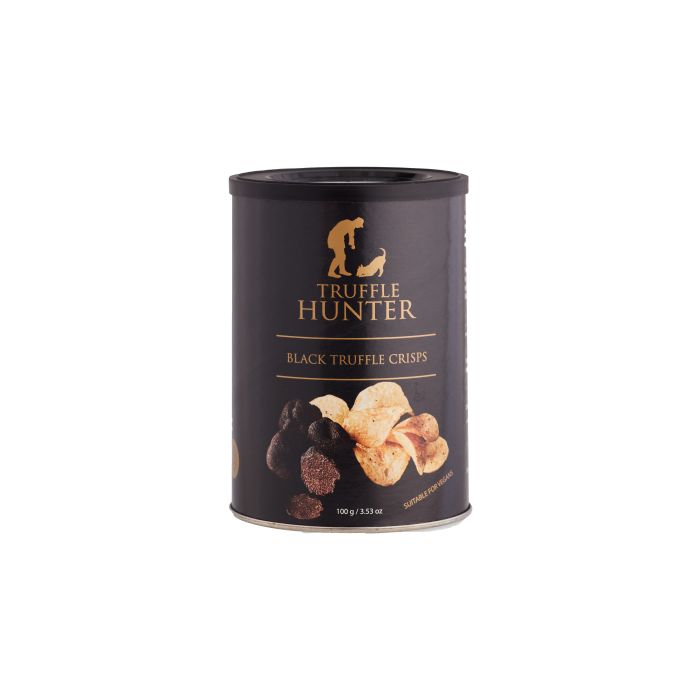 Truffle Hunter Black Truffle Crisps in Tin 100g
