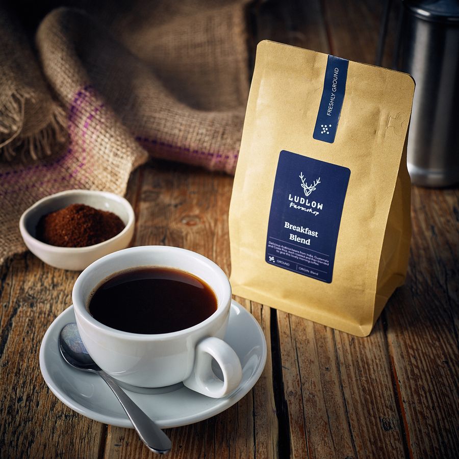 Ludlow Decaffeinated Whole Coffee Beans 250g