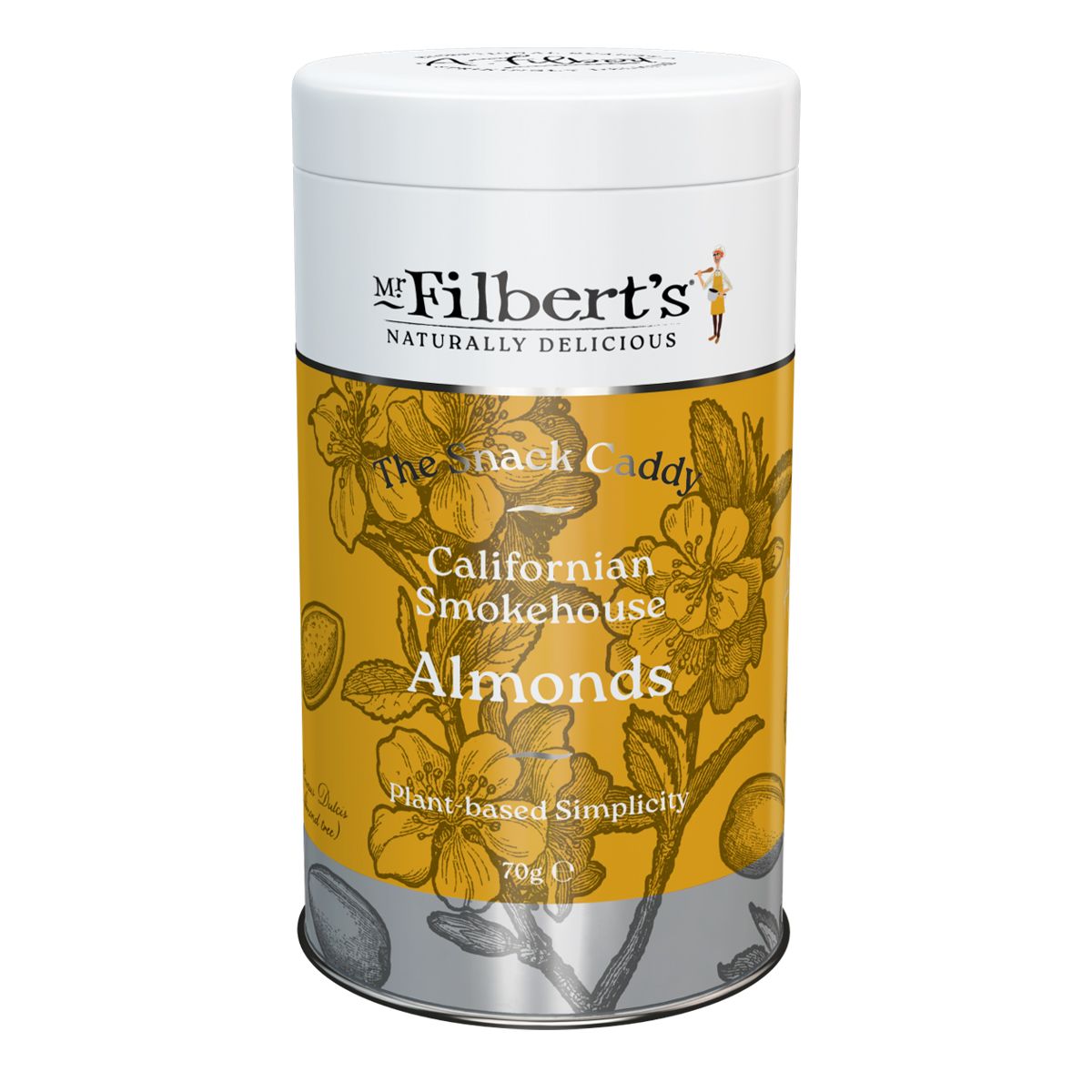 Mr Filberts - Californian Smokehouse Almonds Tin 70g