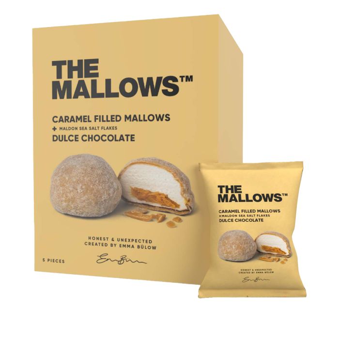 The Mallows Caramel-Filled Mallows Dulce Chocolate Box 80g