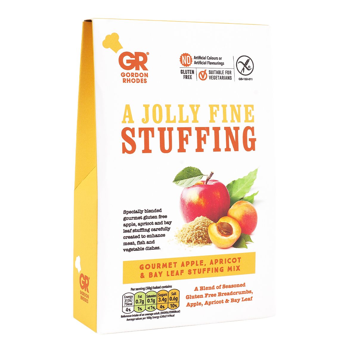 Gordon Rhodes Gourmet Apple, Apricot & Bay Leaf Stuffing Mix 125g