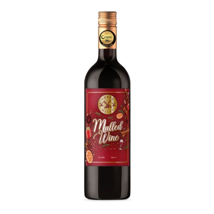 Three Mills Mulled Wine 5% ABV 750ml