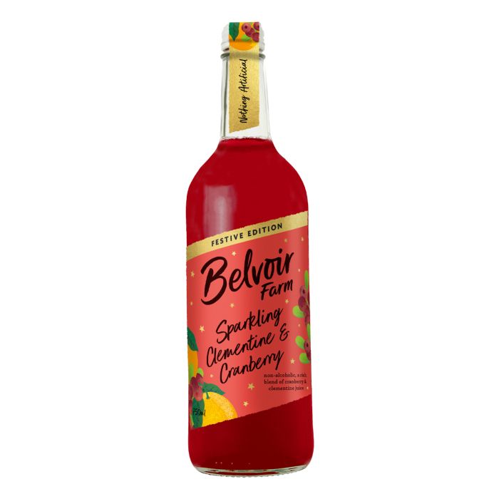 Belvoir Farm Sparkling Clementine & Cranberry 750ml