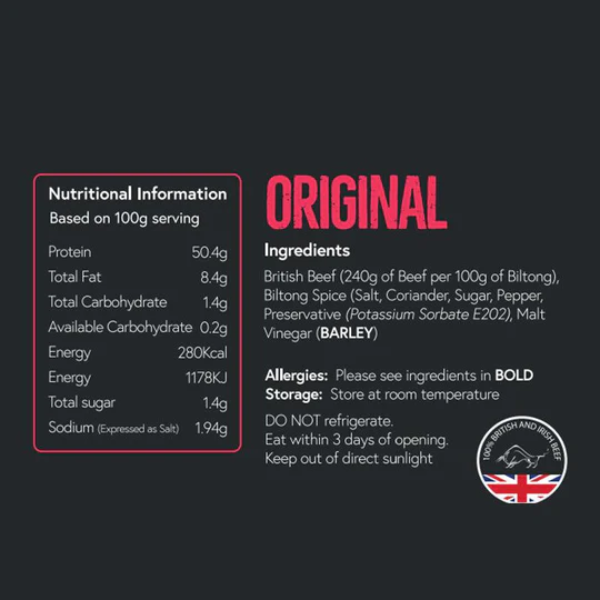 The Weston Biltong Company Original Beef Biltong 35g