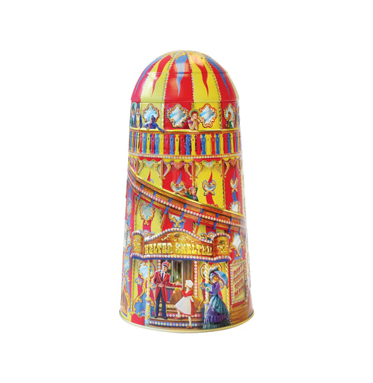Churchill's Confectionery Helter Skelter Tin with Mini Choc Chip Shortbread 150g