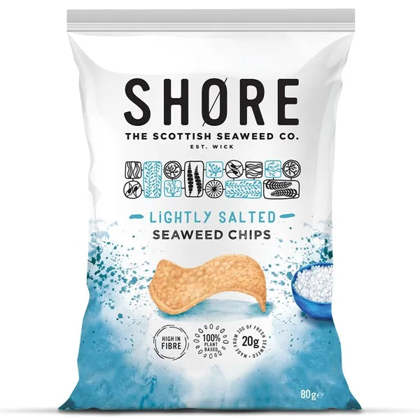 Shore Seaweed Chips Lightly Salted 80g
