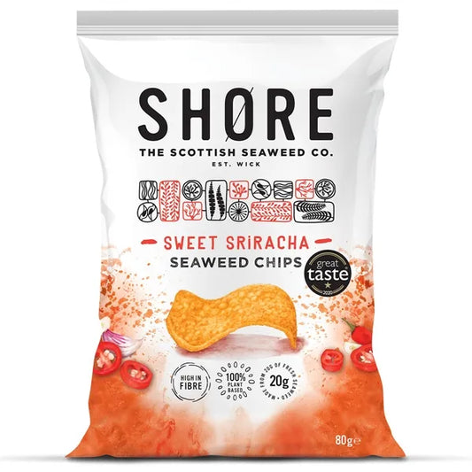 Shore Seaweed Chips Sweet Sriracha 80g