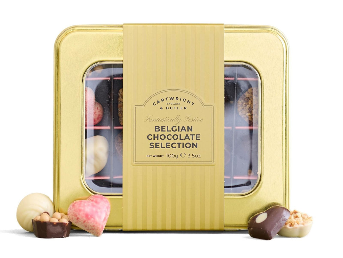 C&B Christmas - Belgian Chocolate Selection in Tin 100g