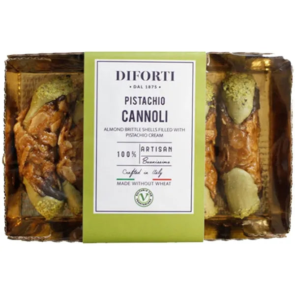 Diforti Gluten Free Cannoli Pistachio 200g