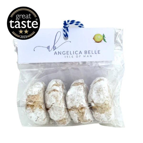 Angelica Belle 4 Luxury Almond & Lemon Amaretti Cookies 100g