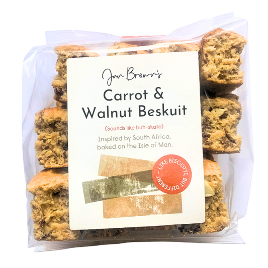 Jan Brown's Carrot & Walnut Beskuit 6pc