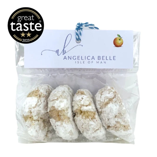 Angelica Belle 4 Luxury Almond & Orange Amaretti Cookies 100g