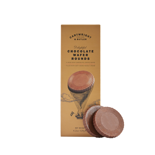Cartwright & Butler Chocolate Wafer Rounds 120g