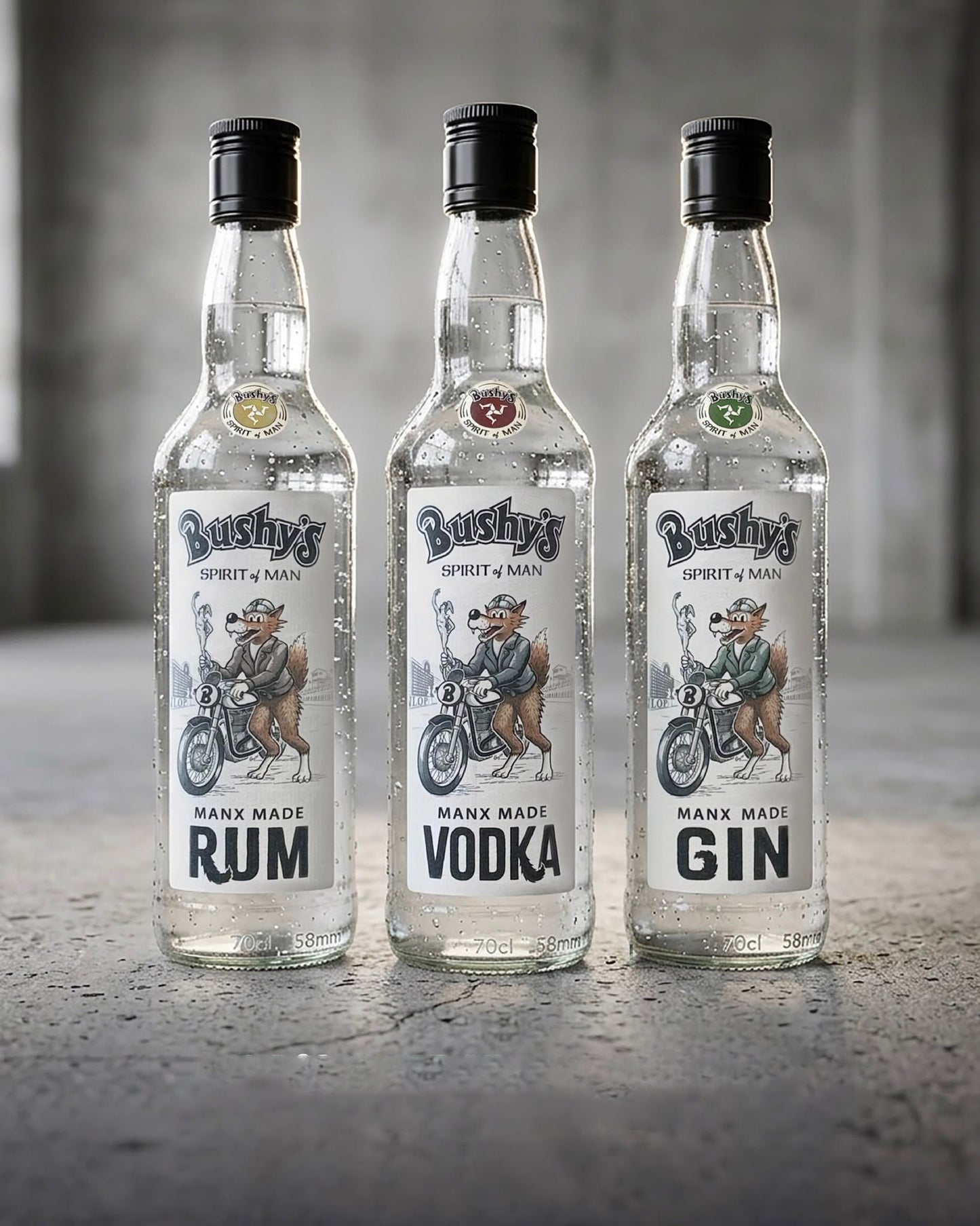 Bushy's - Manx Made Vodka 70cl