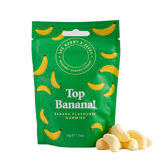 Top Banana Foam Gummies Pouch 50g