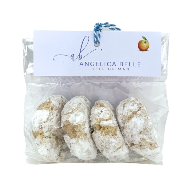 Angelica Belle 4 Luxury Almond & Orange Amaretti Cookies 100g