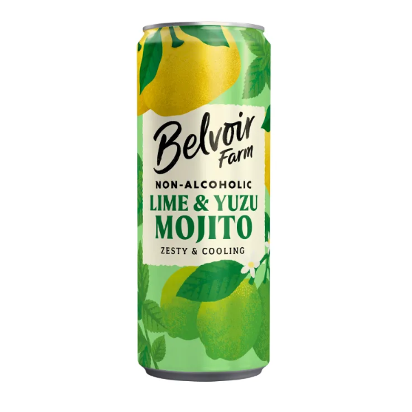 Belvoir Farm Lime & Yuzo Non-Alcoholic Mojito 250ml