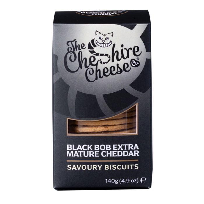 The Cheshire Cheese Co. Black Bob Extra Mature Cheddar Cheese Biscuits 160g