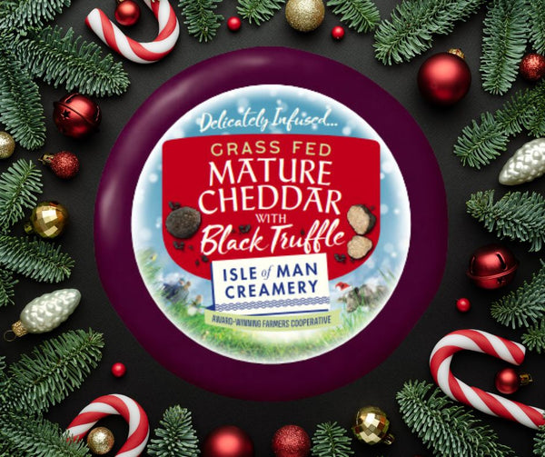 Isle of Man Creamery - Mature Cheddar with Black Truffle 200g