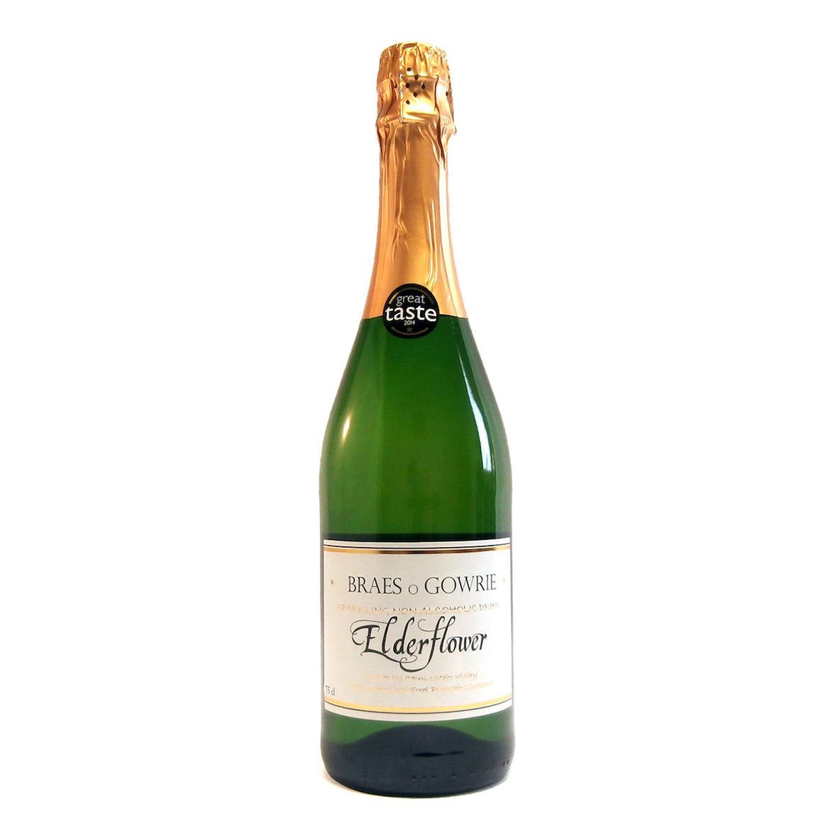 Braes o Gowrie Sparkling Elderflower Non-Alcoholic Drink 750ml