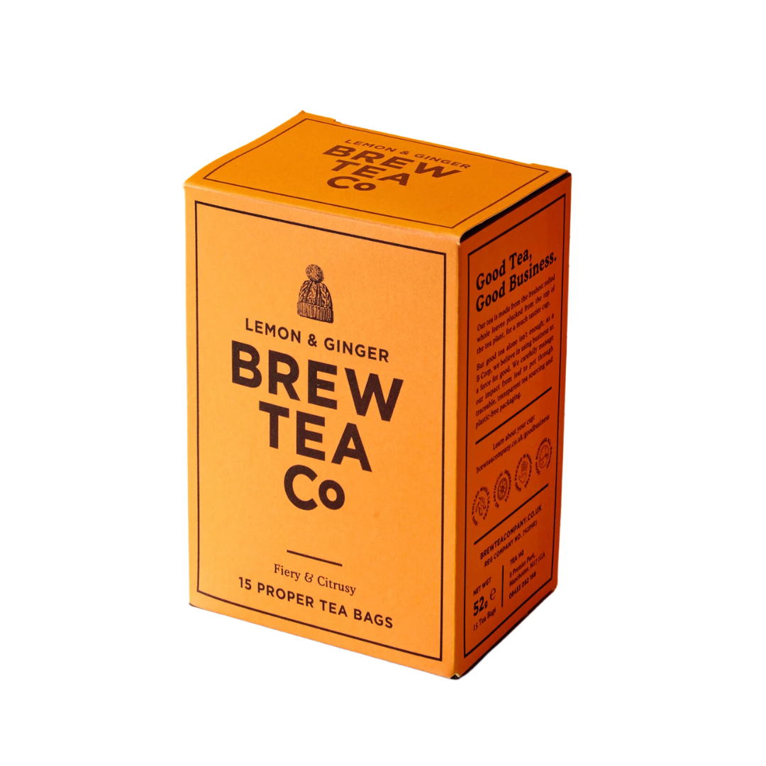 Brew Tea Co. Lemon & Ginger Tea Bags 15s