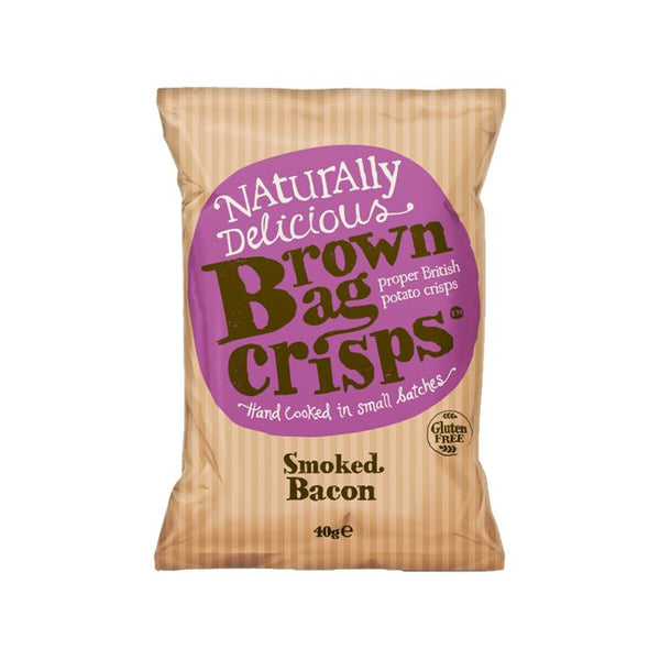 Brown Bag Crisps - Smoked Bacon 40g