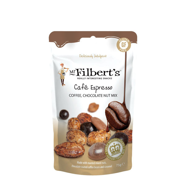 Mr Filberts - Café Espresso Chocolate & Coffee Nut Mix 75g