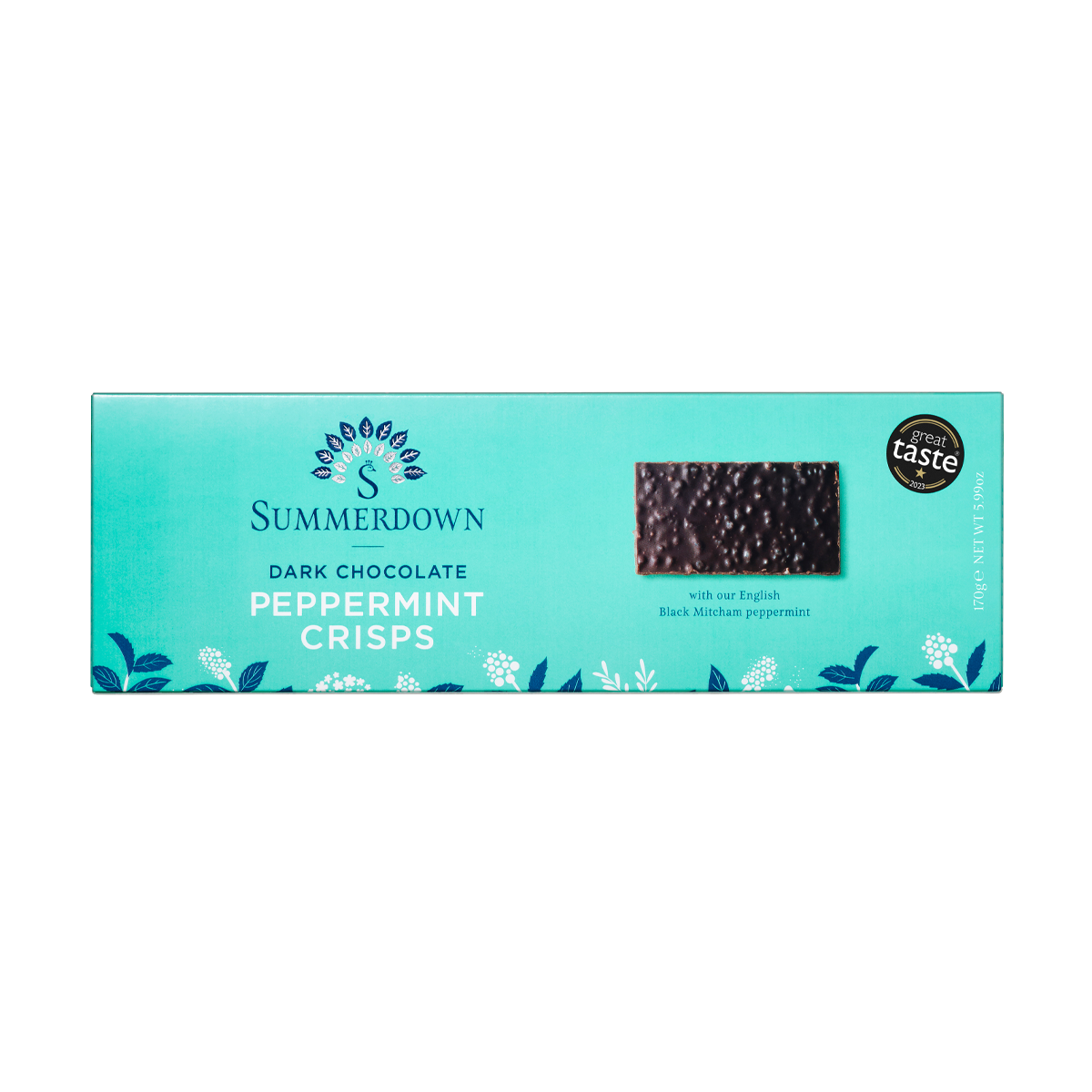 Summerdown Chocolate Peppermint Crisps 170g