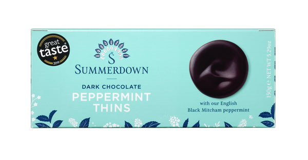 Summerdown Chocolate Peppermint Thins 150g