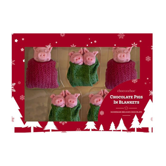 Choc on Choc Christmas Pigs in Blankets Chocolates 130g