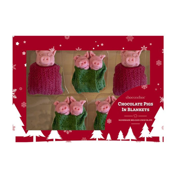 Choc on Choc Christmas Pigs in Blankets Chocolates 130g
