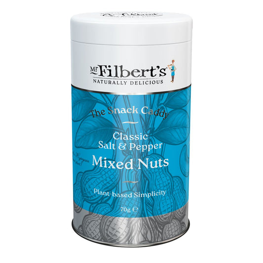 Mr Filberts - Classic Salt & Pepper Mixed Nuts Tin 70g