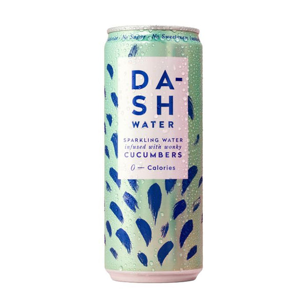 Dash Water Sparkling Water Infused with Wonky Cucumbers 330ml