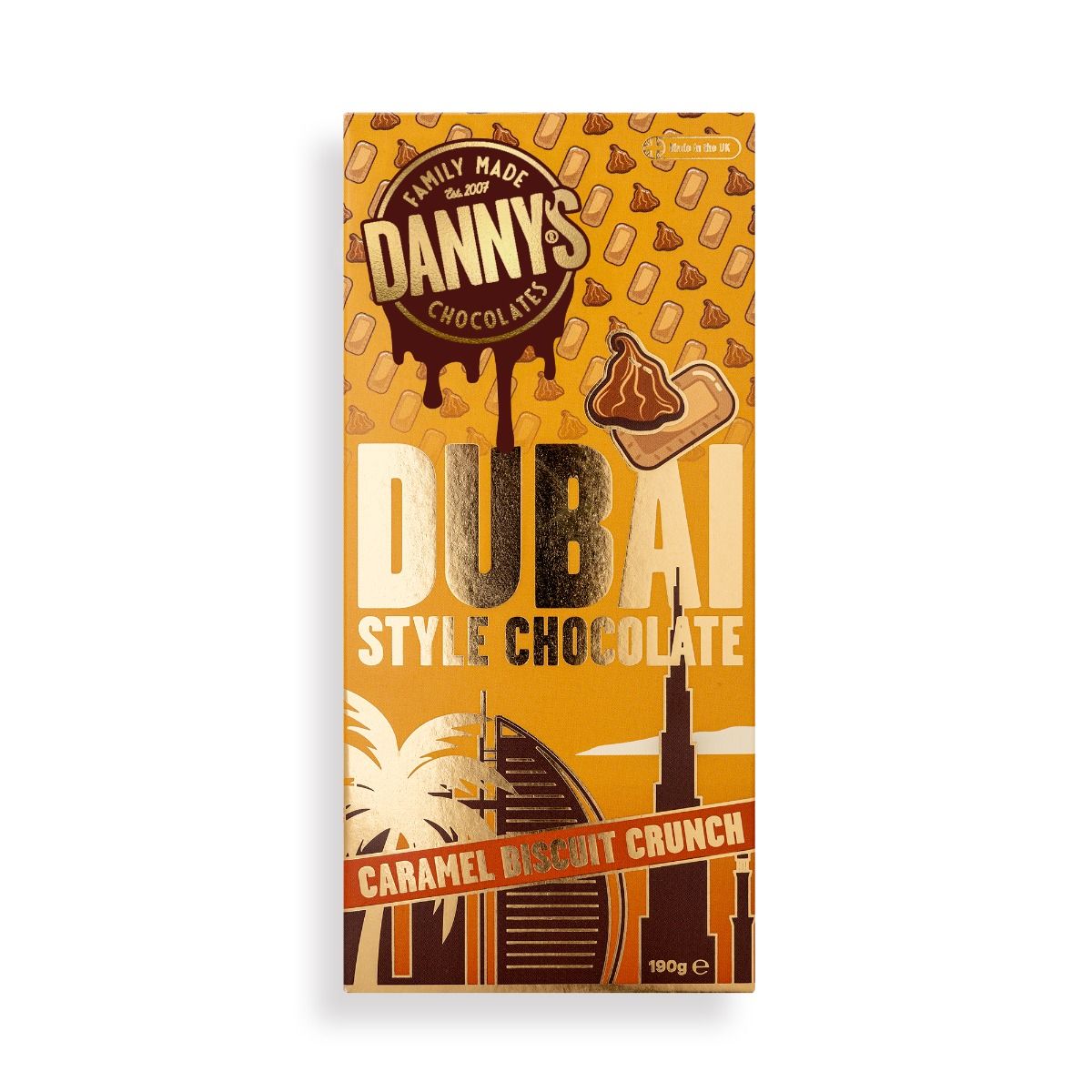 Dubai Style Chocolate - Caramel Biscuit Crunch 190g