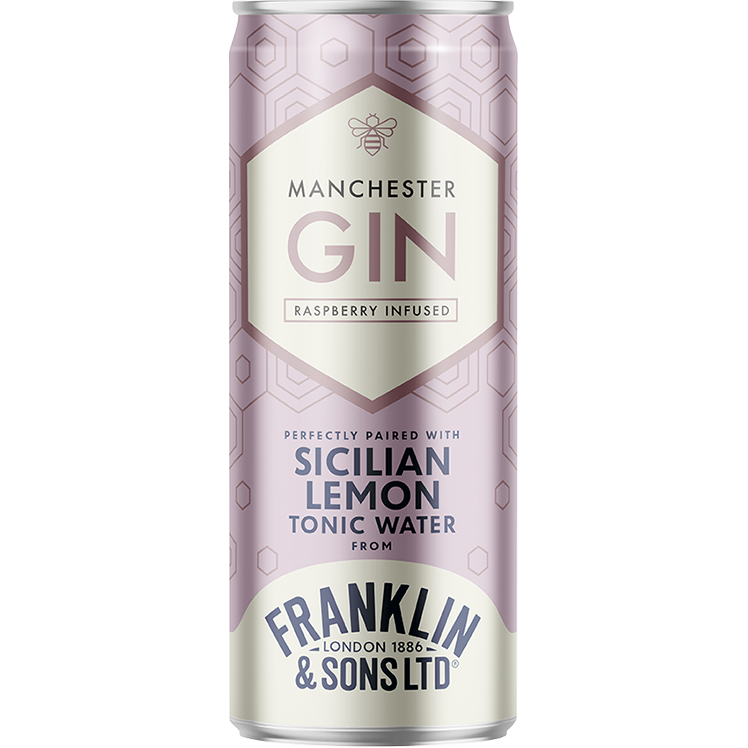 Franklin & Sons Manchester Signature Gin & Lemon Tonic 250ml