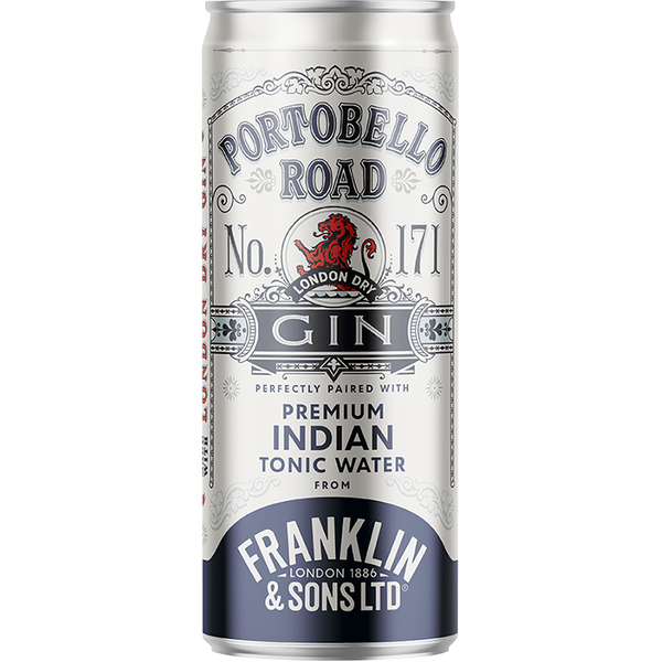 Franklin & Sons Portobello Road Gin & Natural Indian Tonic 250ml