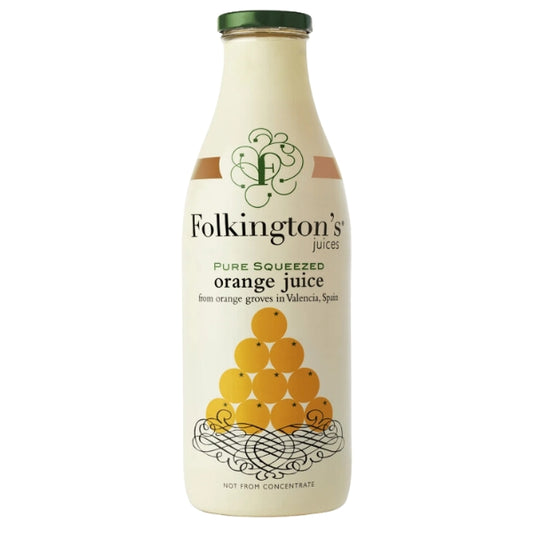 Folkington's Pure Squeezed Orange Juice 1ltr