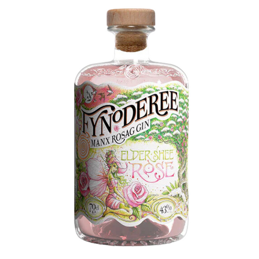 Fynoderee Manx Rosag Eldershee Rose Gin 70cl