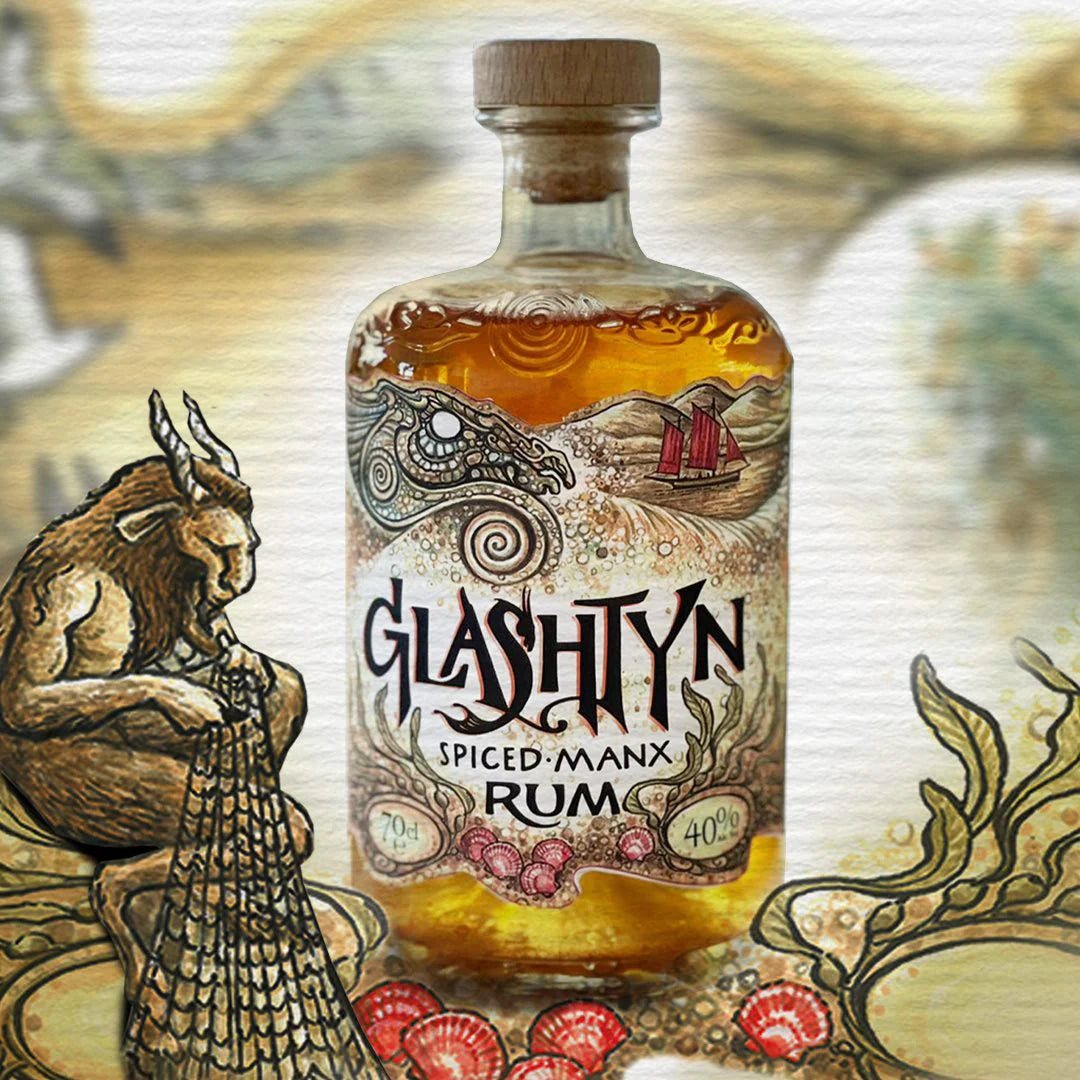 Fynoderee Glashtyn Spiced Manx Rum 70cl