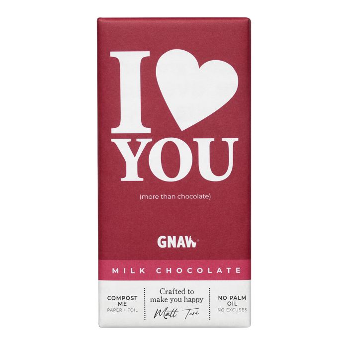 I Love You Chocolate Bar 80g