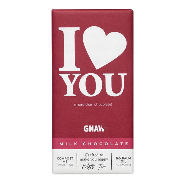 I Love You Chocolate Bar 80g