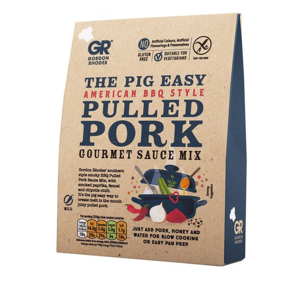 Gordon Rhodes Pig Easy American BBQ Style Pulled Pork Sauce Mix 75g