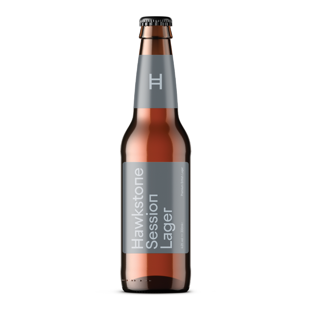 Hawkstone Session Lager 4% ABV 330ml