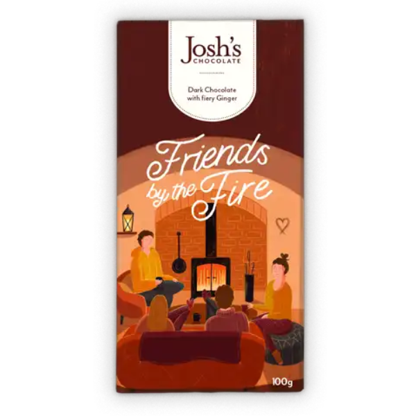 Josh's Chocolate Friends by the Fire 100g