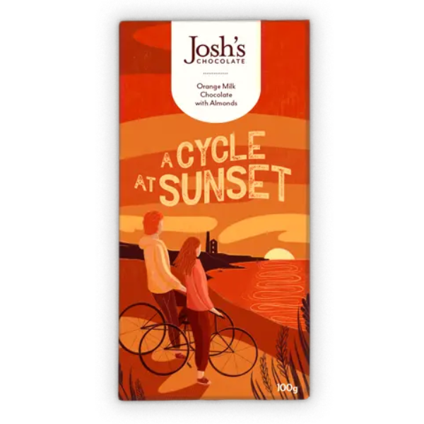 Josh's Chocolate A Cycle at Sunset 100g