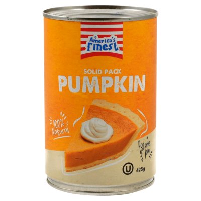 Americas Finest Gluten Free Pumpkin Pie Filling 425g