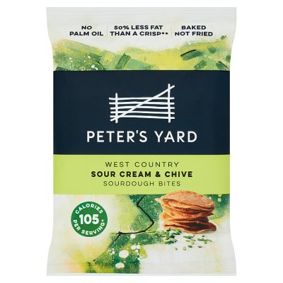 Peter's Yard Sourdough Bites Sour Cream & Chive 90g