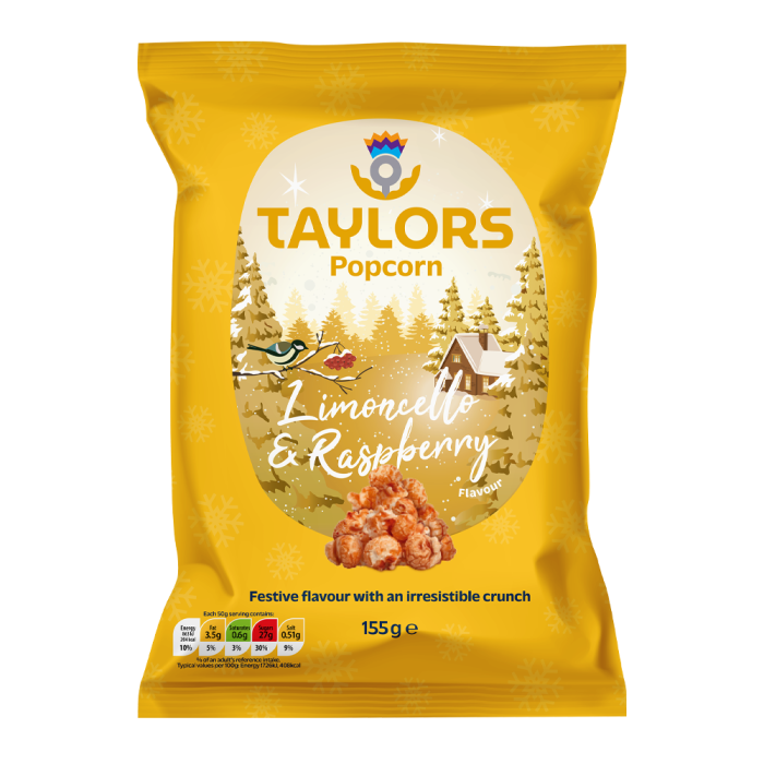 Taylors Limoncello & Raspberry Popcorn 155g